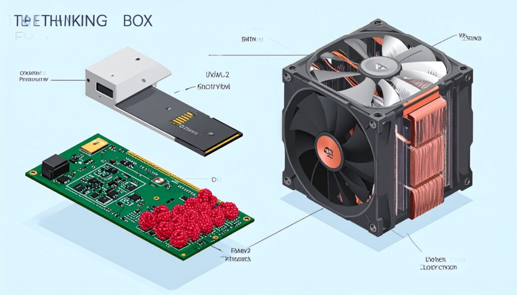 System 2用Raspberry Pi 5のハードウェア構成図