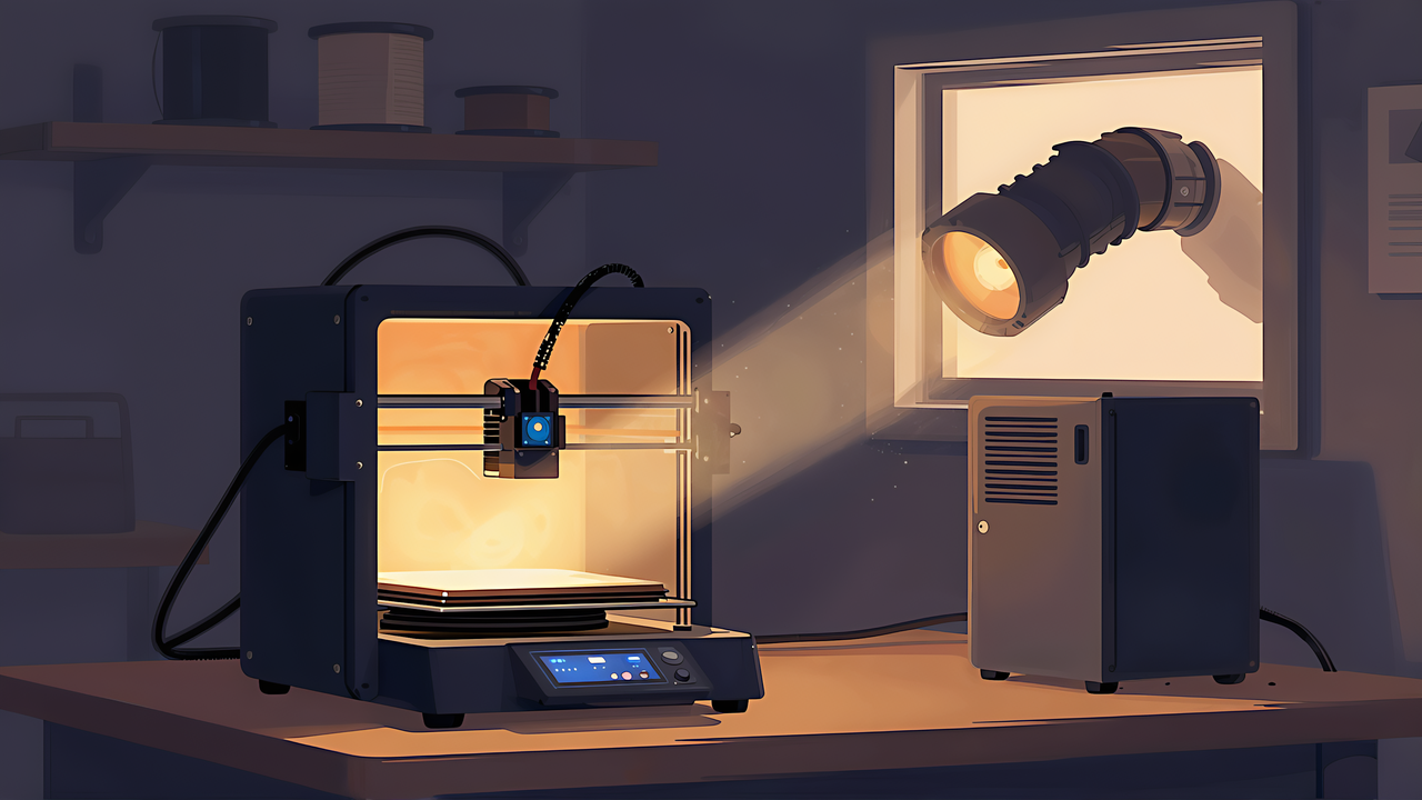 3Dプリンターと同じ部屋に置くなら