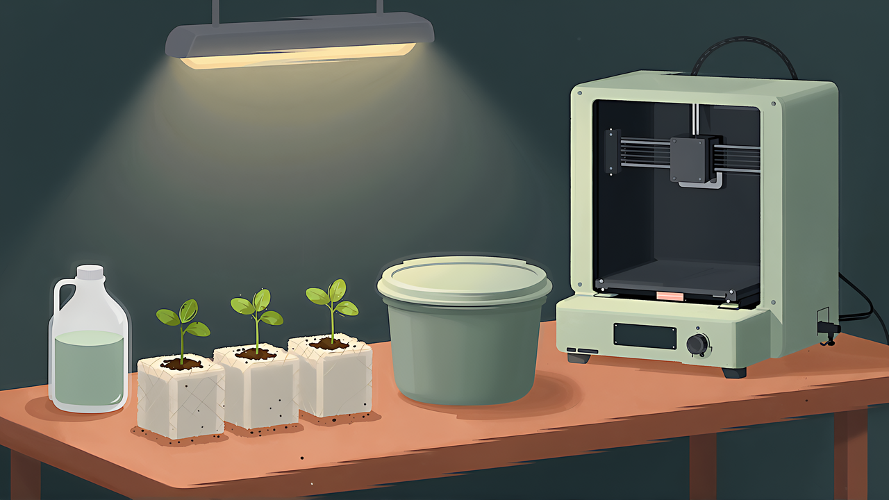 組み立ての順番 — Kratky 方式の小さな装置