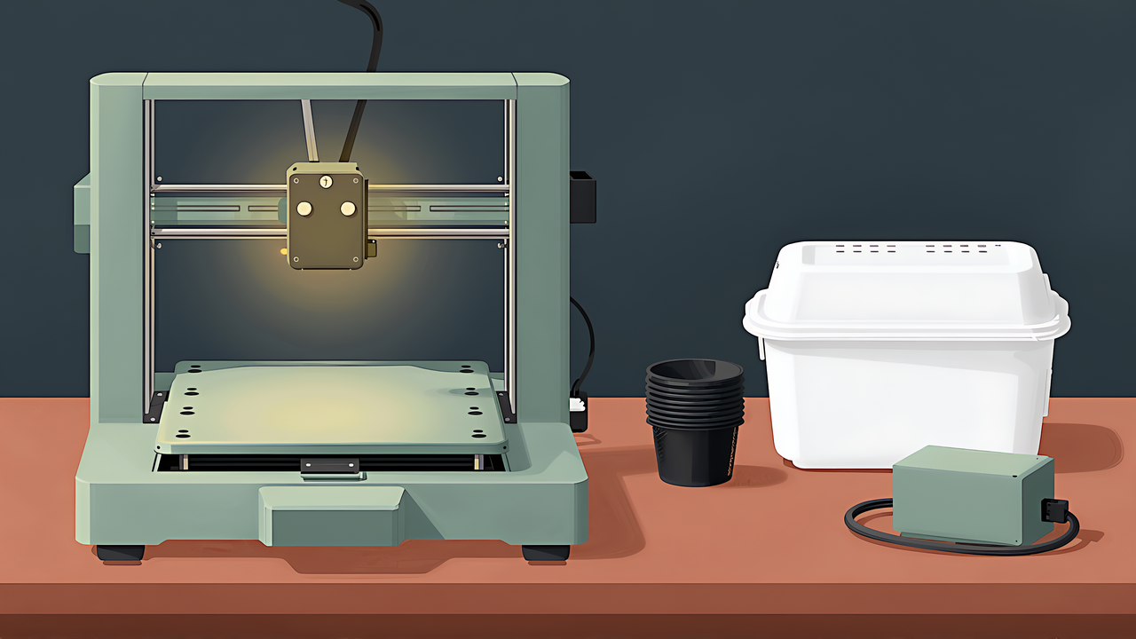 3Dプリントで作る部品と、買う部品を分ける