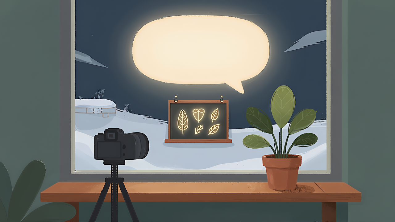 植物の成長記録を AI に読ませる構成 — 撮る・測る・説明させる